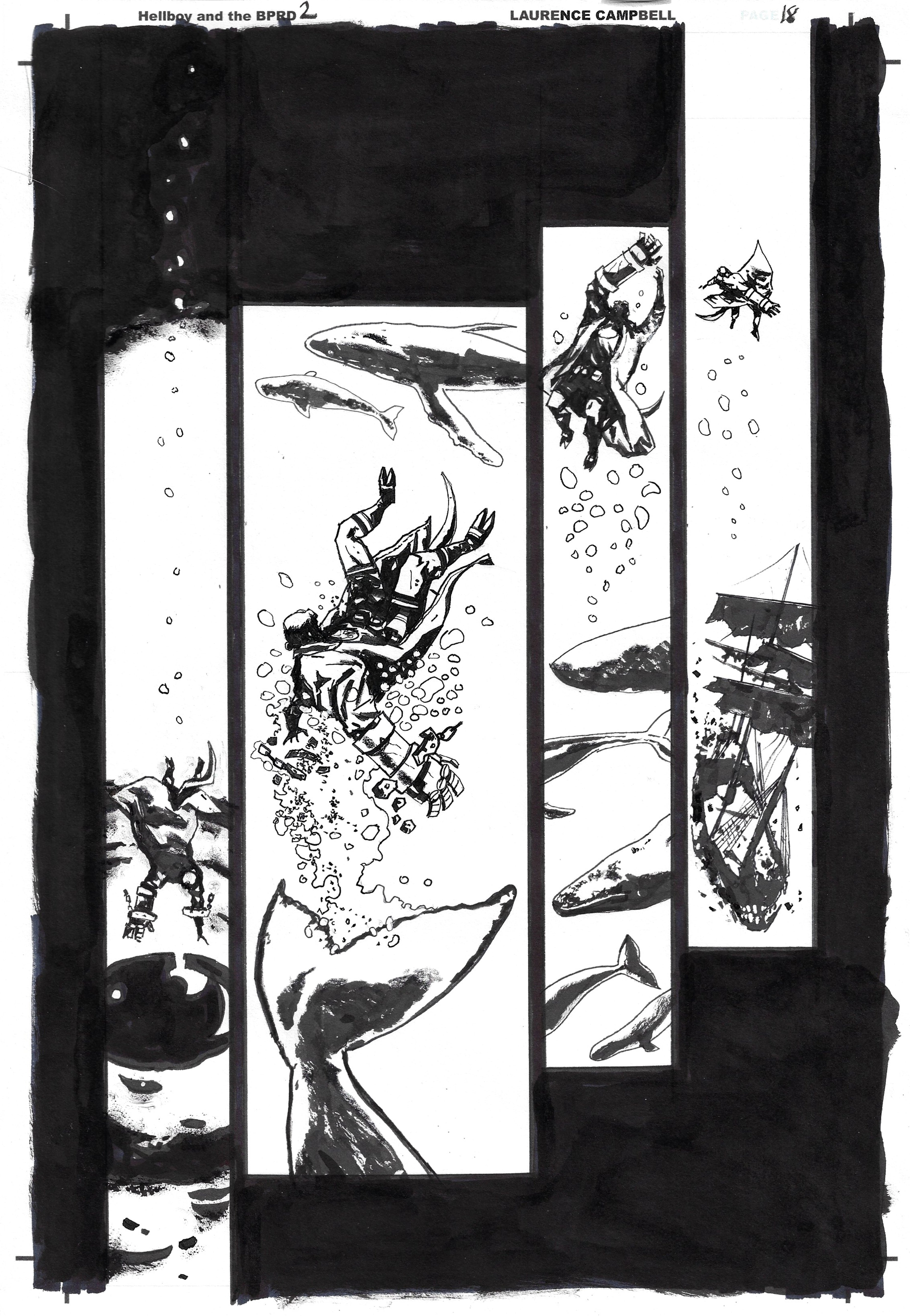 The One Hand Issue #02 Original Art by Laurence Campbell – Kinetic