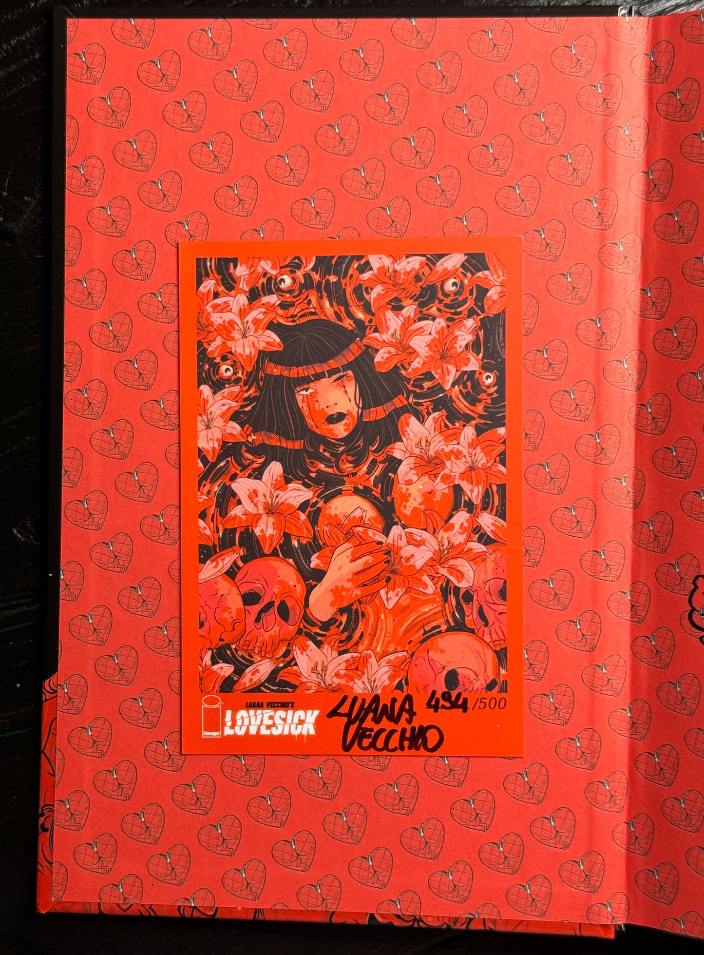 Lovesick - Special Edition Hard Cover with Sketch and Numbered Bookplate