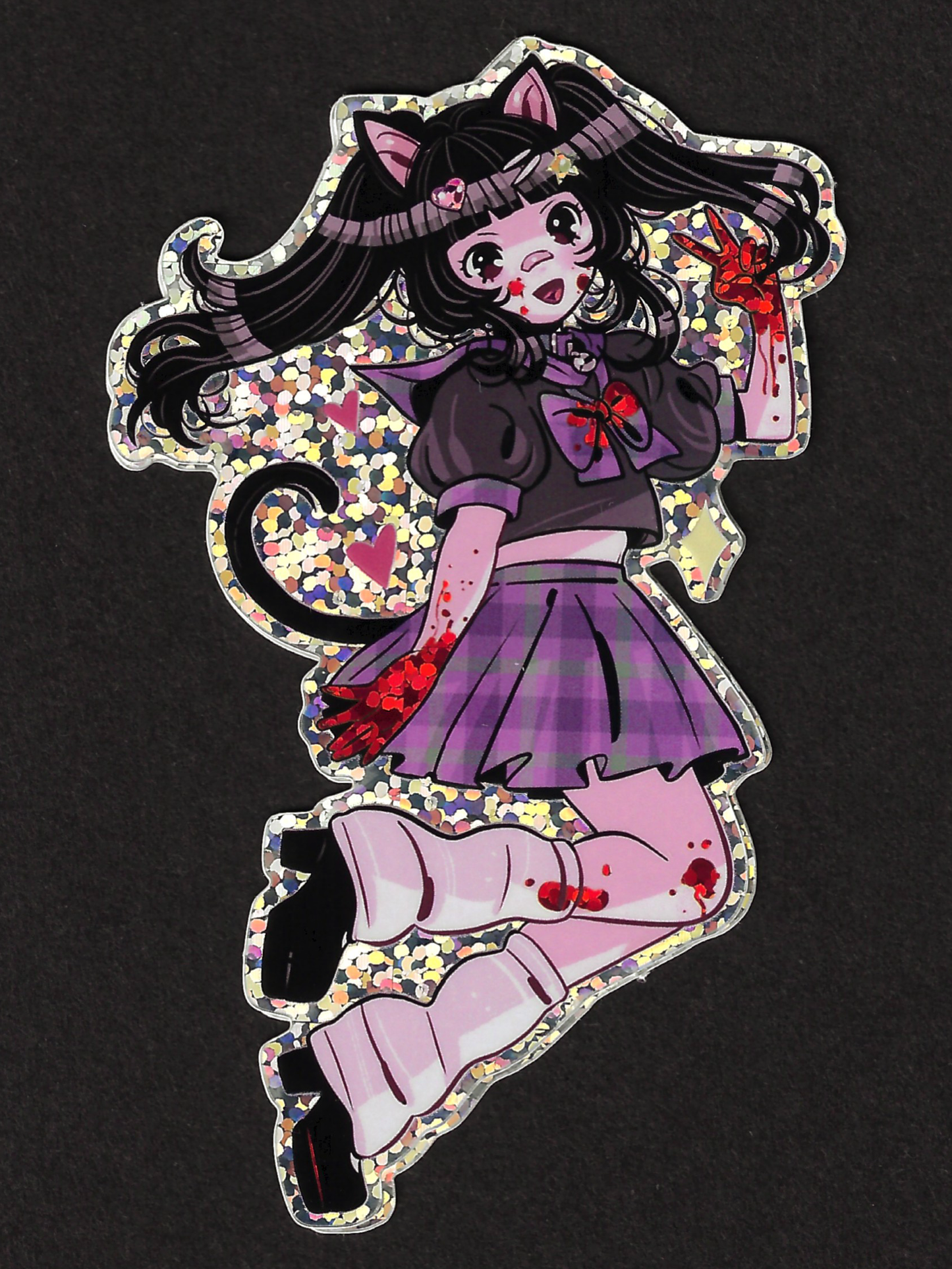 Doll Parts - Maddie "Jump" Glitter Sticker