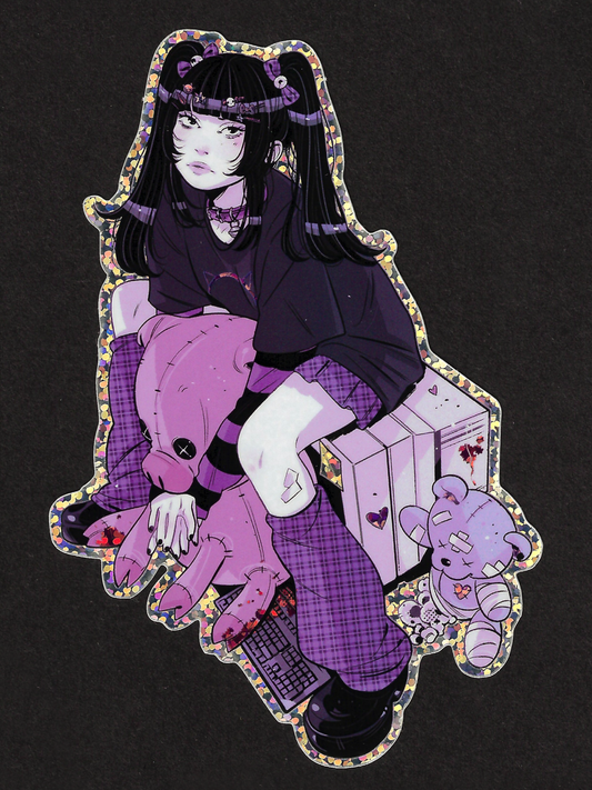Doll Parts - Maddie Glitter Sticker