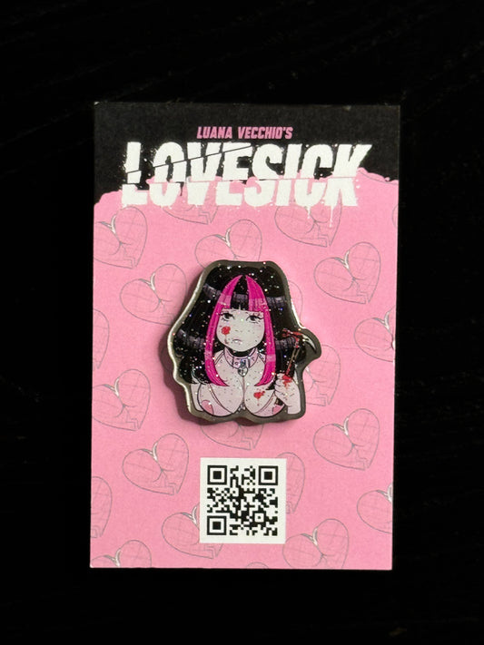 Lovesick - Young Domino Enamel Pin
