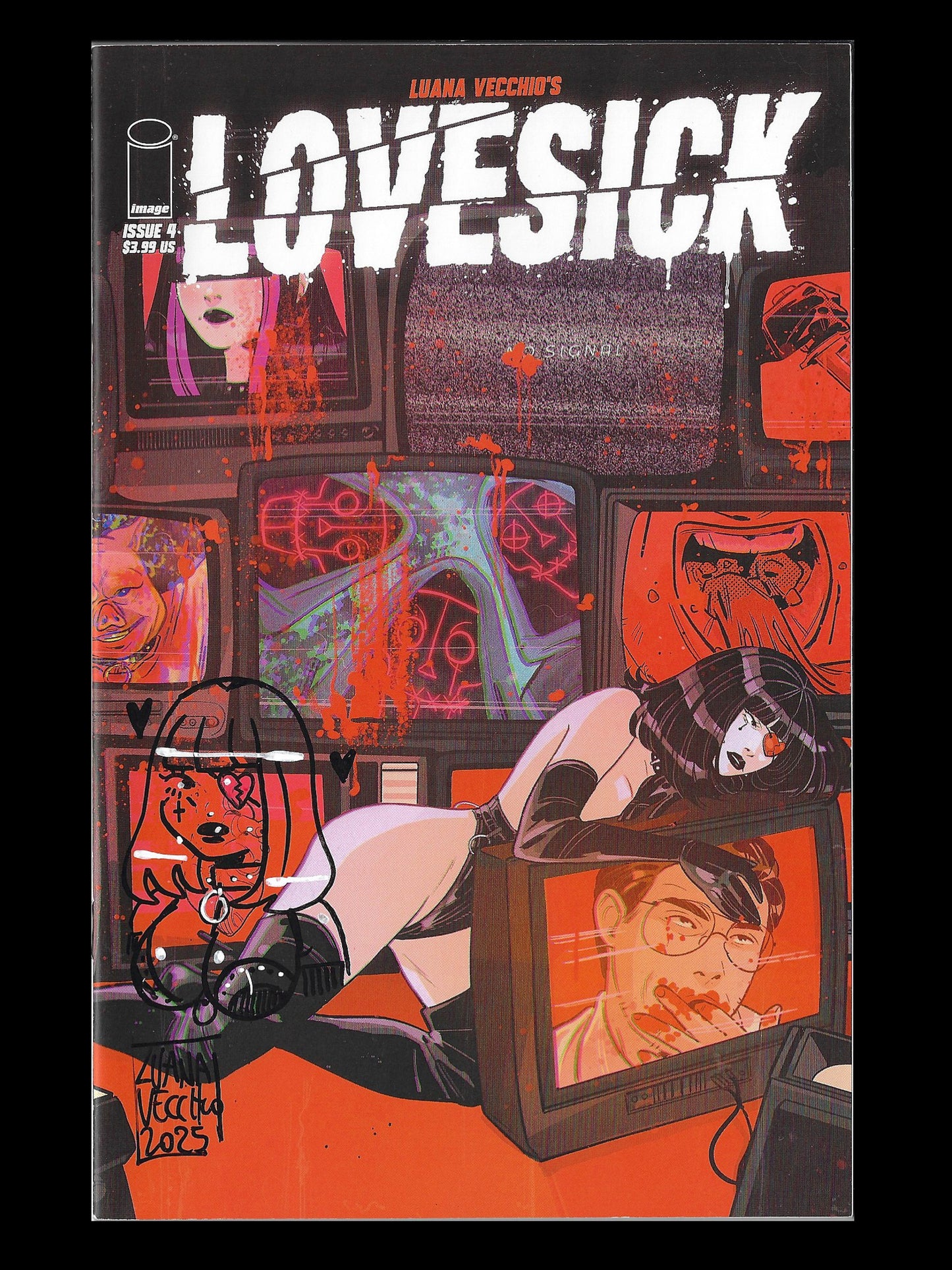 Lovesick - #4 Cover B - REMARQUED/Signed