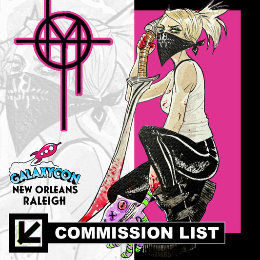 Megan Hutchison Commissions (GalaxyCon New Orleans, Raleigh + Mail Order)