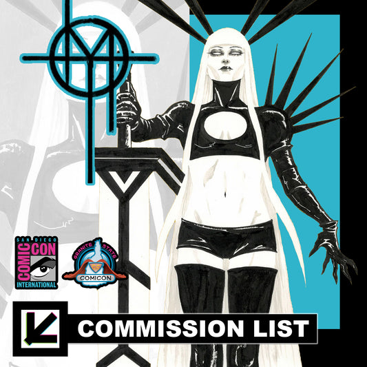 Megan Hutchison Commissions (SDCC, Granite State Comic Con + Mail Order)