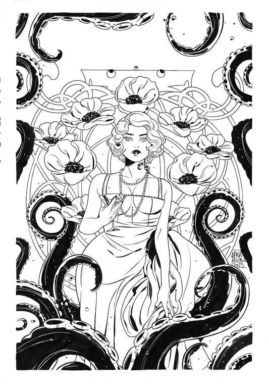 Minky Woodcock: The Girl Called Cthulu - #4 Variant Cover