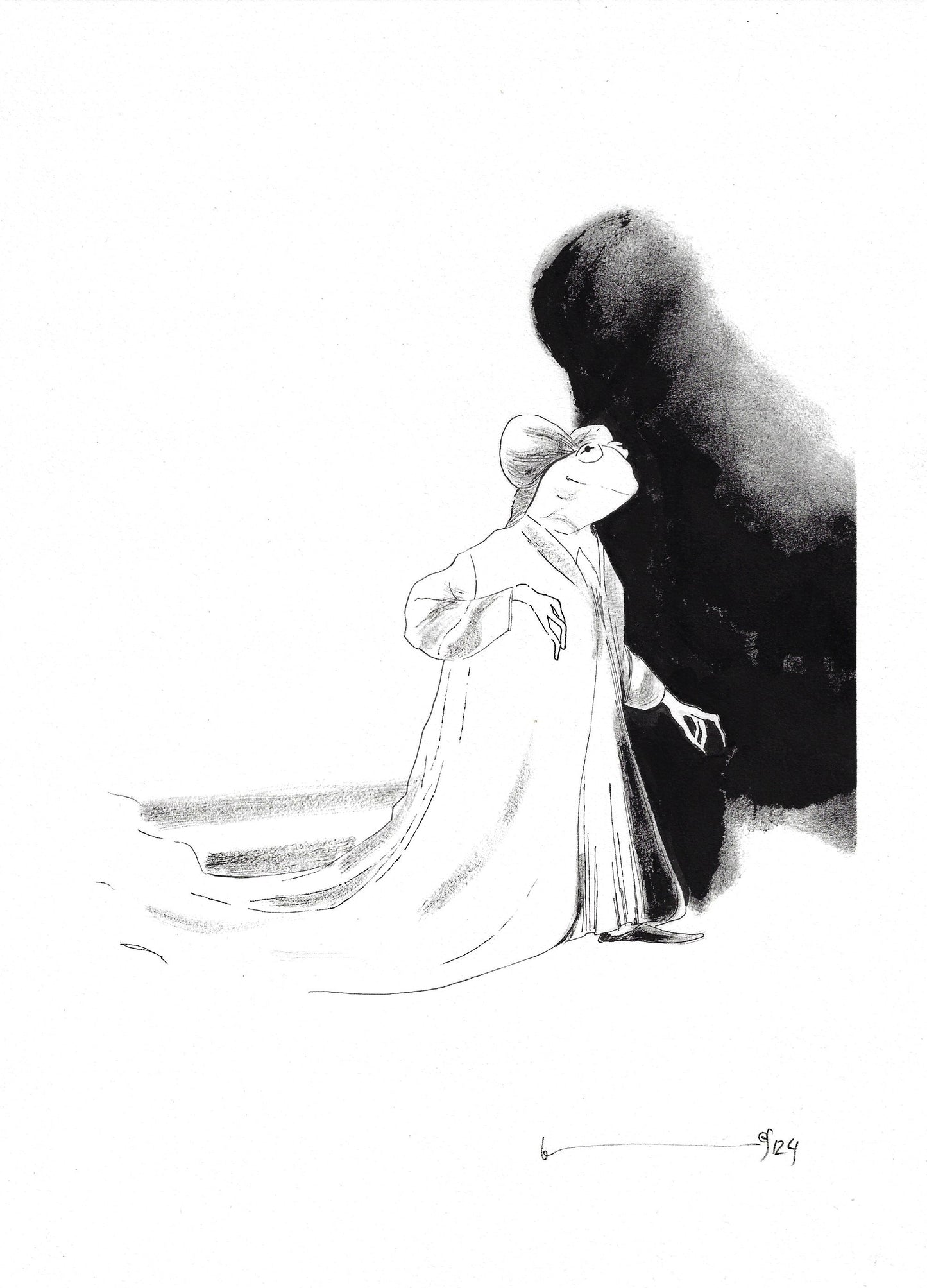 Kermit Bram Stoker's Dracula - The Muppets Illustration