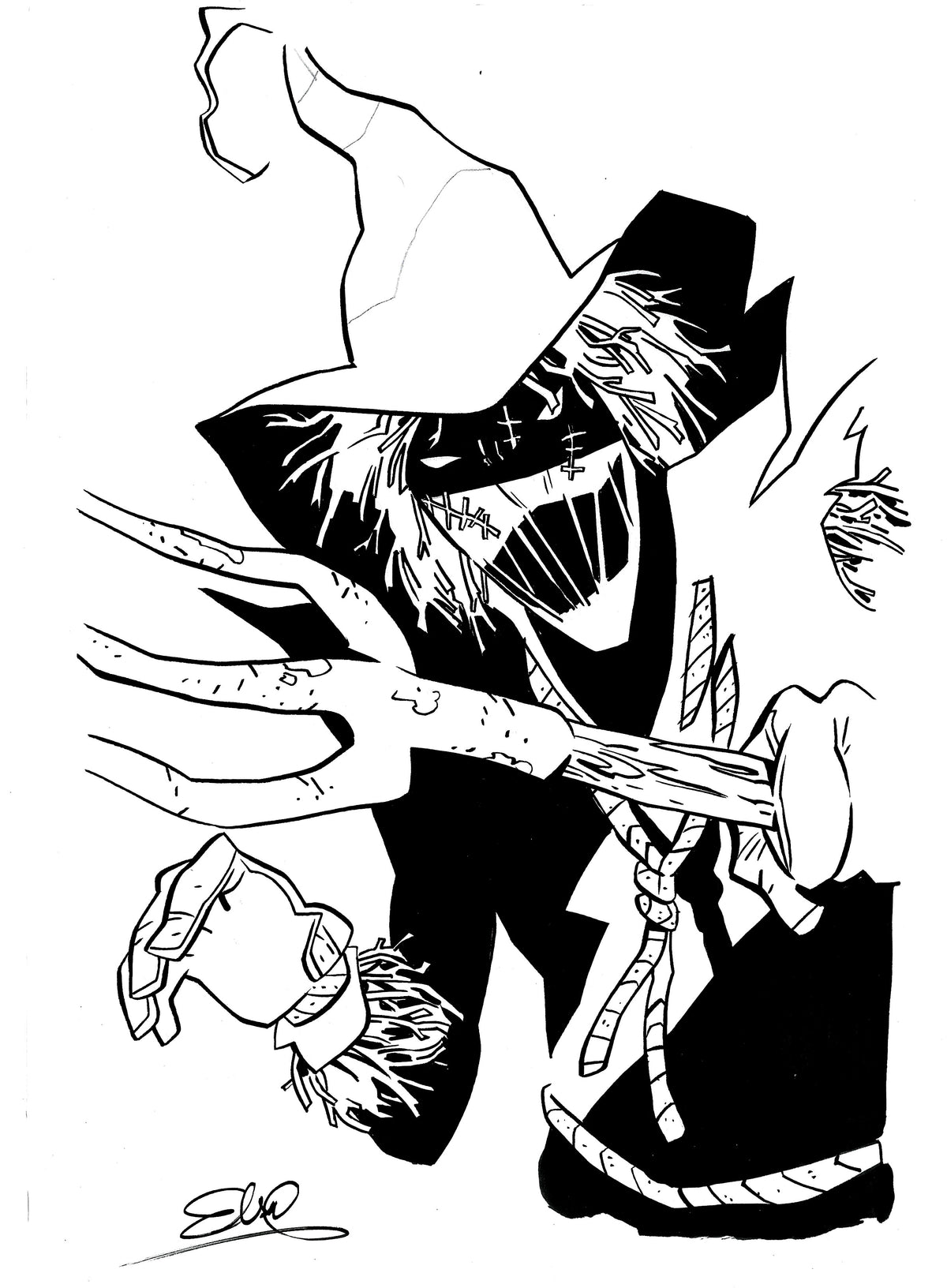 Scarecrow  - Batman Illustration