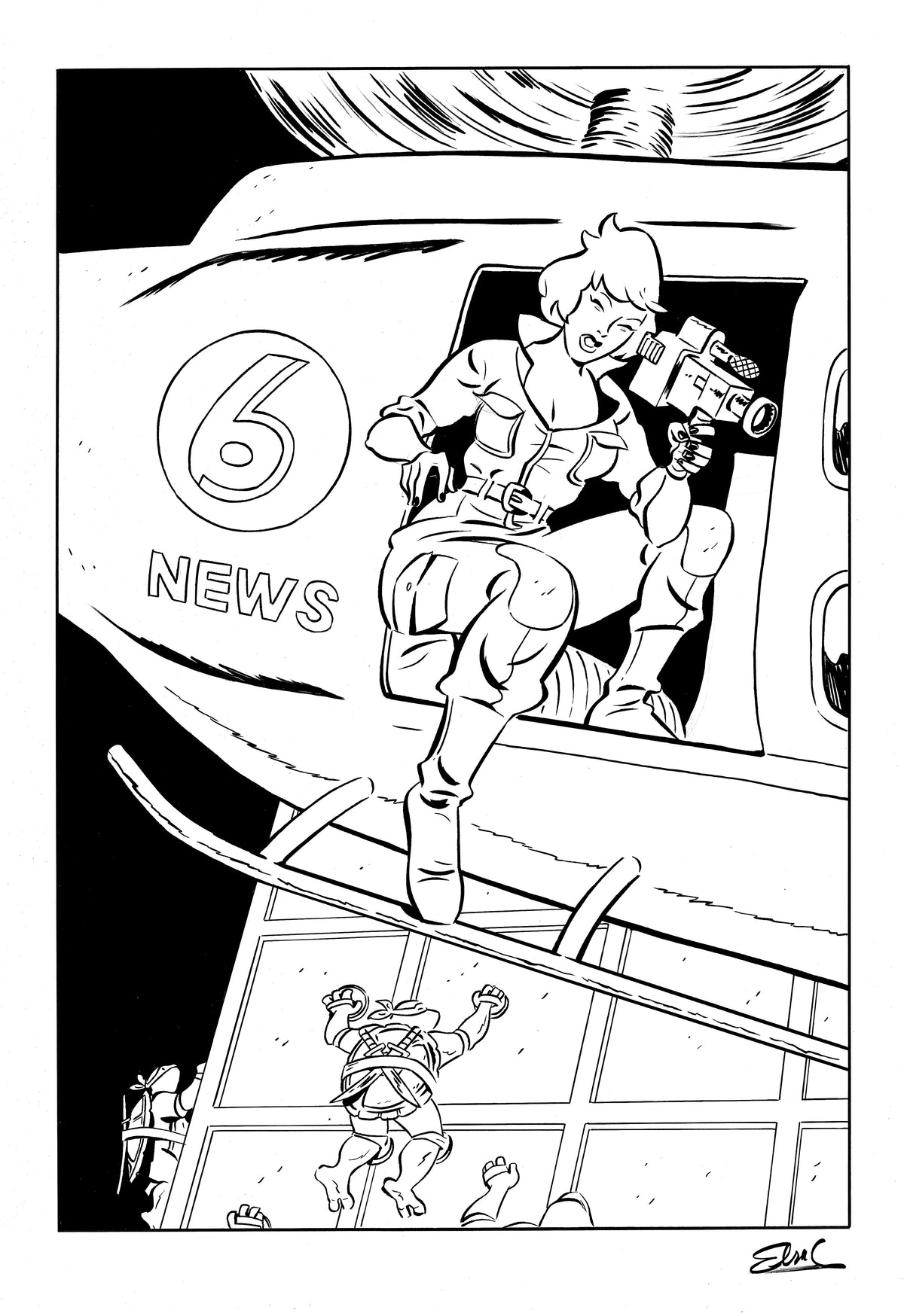 April O'Neil - TMNT Illustration