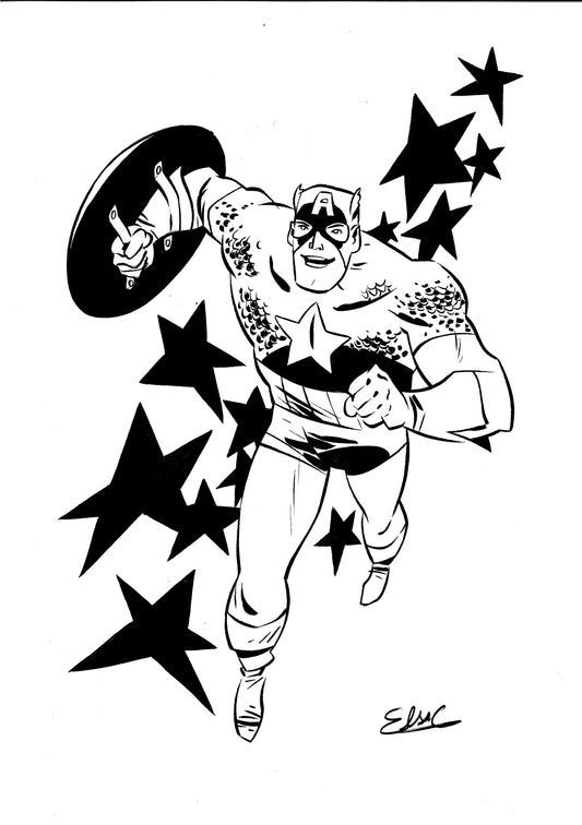Captain America - Marvel Illustration
