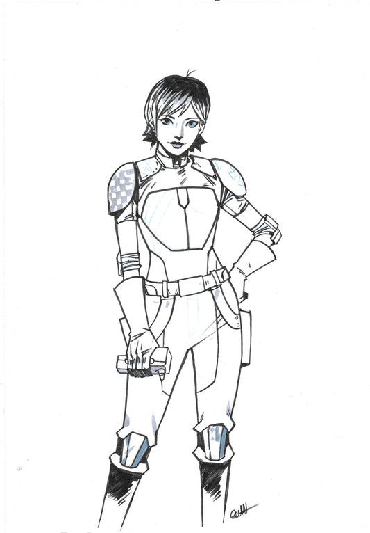 Star Wars #42: Rebels 10th Anniversary Cover - Sabine