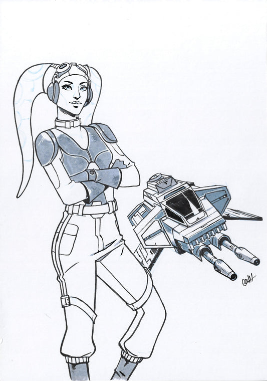 Star Wars #43: Rebels 10th Anniversary Cover - Hera & The Phantom