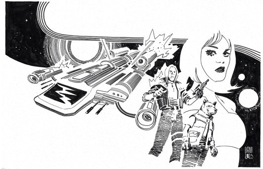 Galactic - #2 Cover Comic Art
