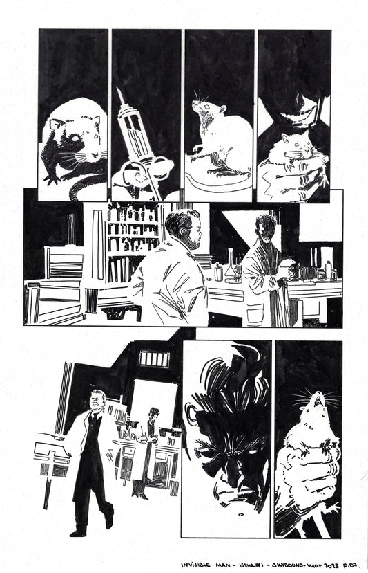 Universal Monsters: The Invisible Man - #1 Page 7 Comic Art