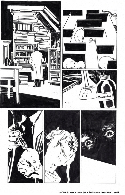 Universal Monsters: The Invisible Man - #1 Page 8 Comic Art