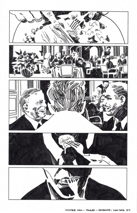 Universal Monsters: The Invisible Man - #1 Page 11 Comic Art