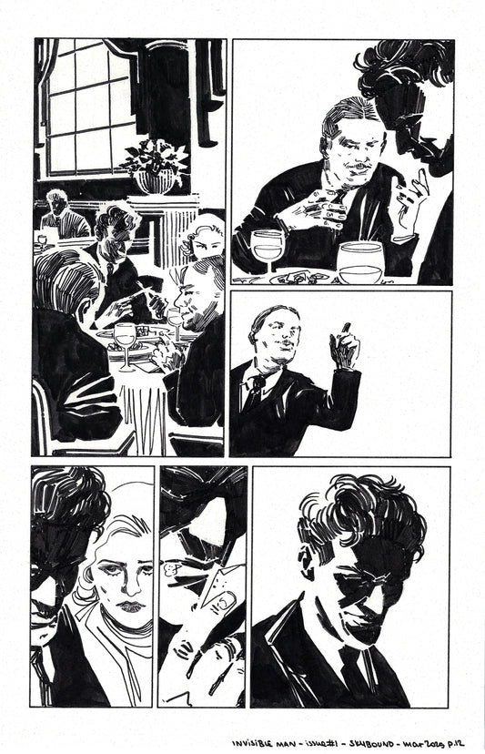 Universal Monsters: The Invisible Man - #1 Page 12 Comic Art