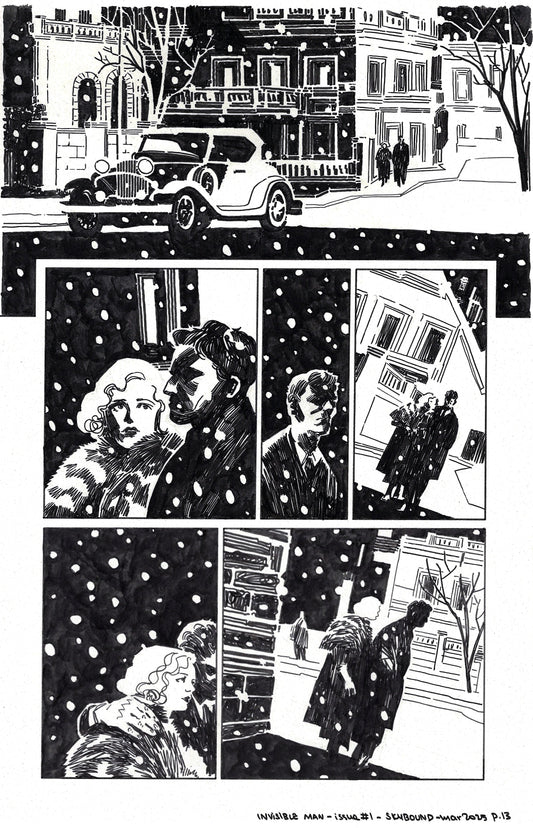 Universal Monsters: The Invisible Man - #1 Page 13 Comic Art