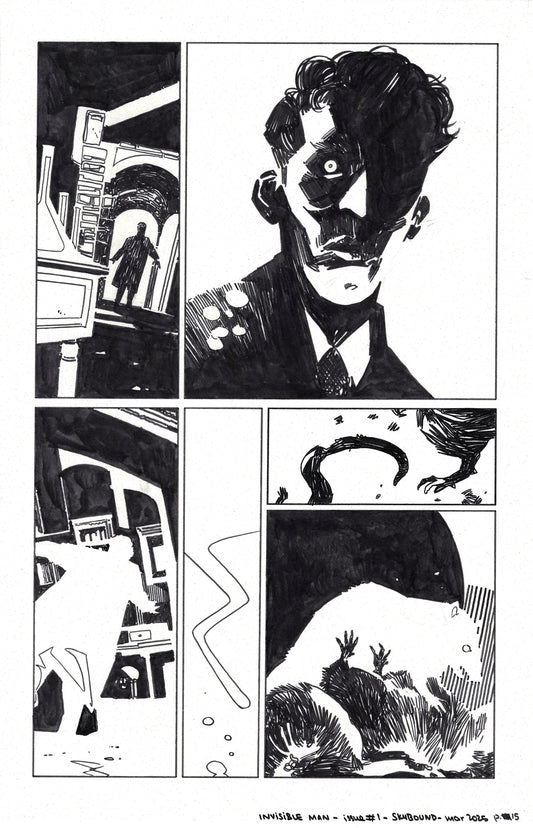 Universal Monsters: The Invisible Man - #1 Page 15 Comic Art