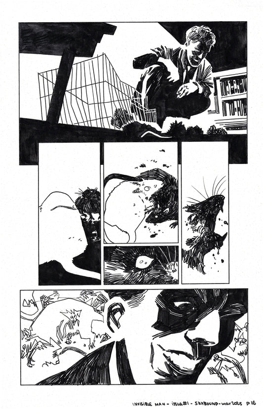Universal Monsters: The Invisible Man - #1 Page 16 Comic Art