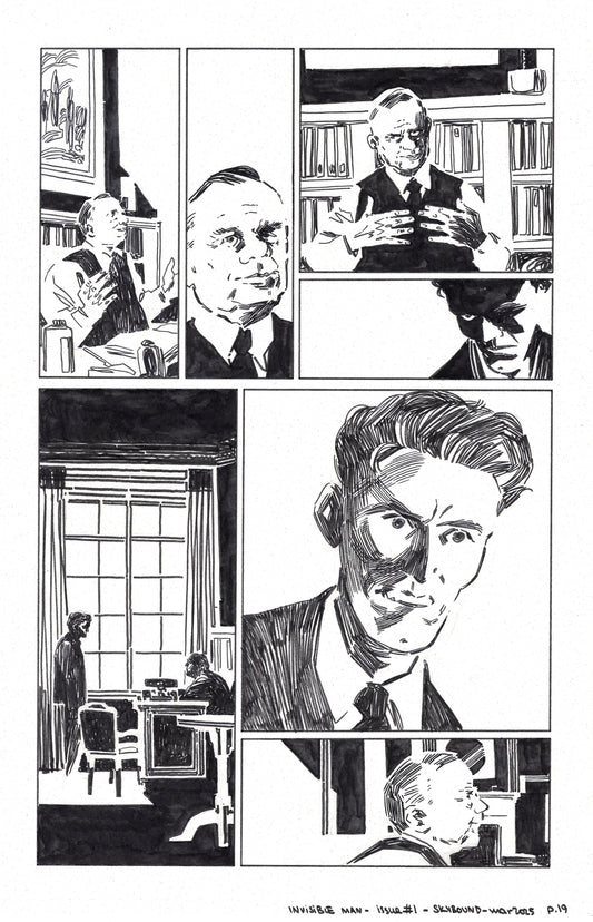 Universal Monsters: The Invisible Man - #1 Page 19 Comic Art
