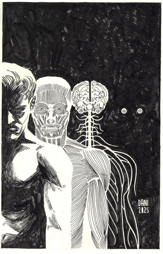 Invisible Man - #3 Cover Comic Art