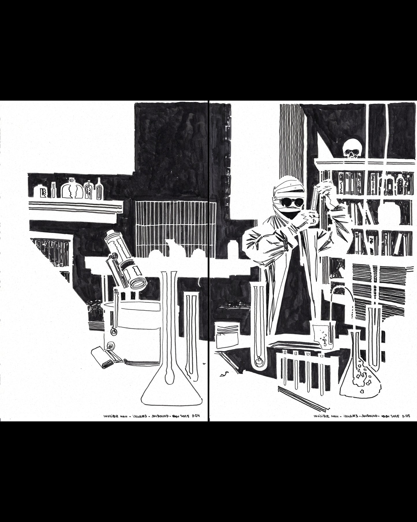 Invisible Man - #3 Page 4-5 DPS