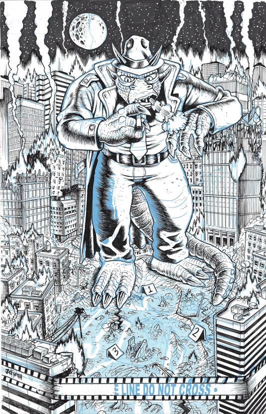 Detective Kaiju - #1 Variant Cover