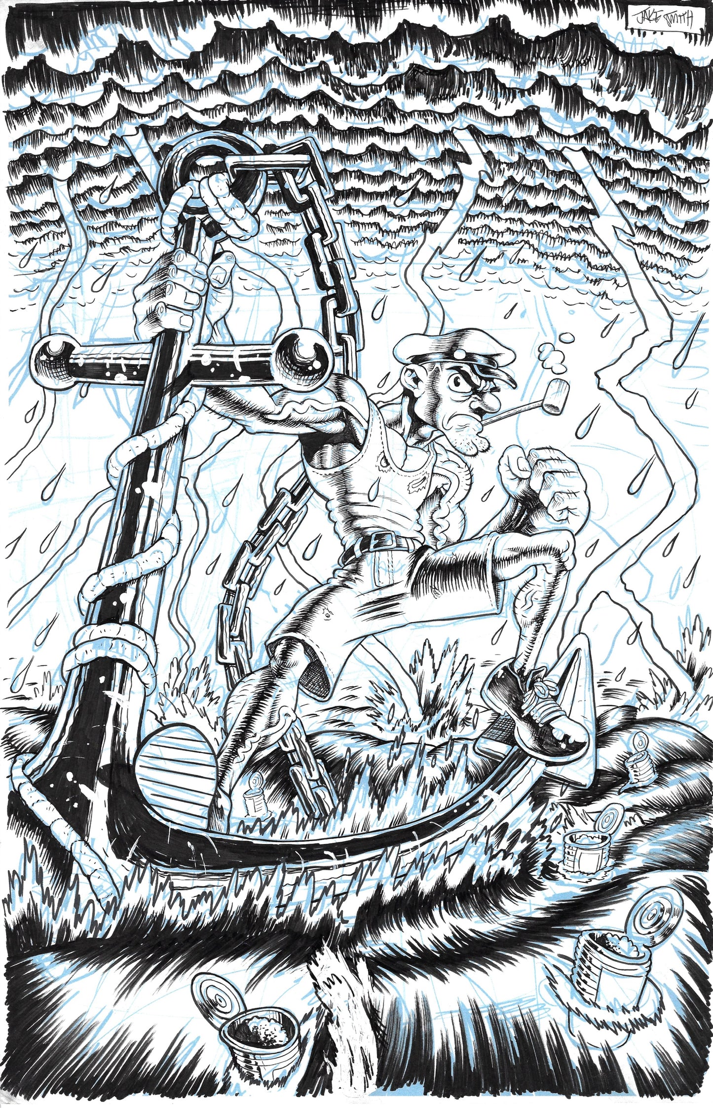 Eye Lie Popeye - #4 Variant Cover