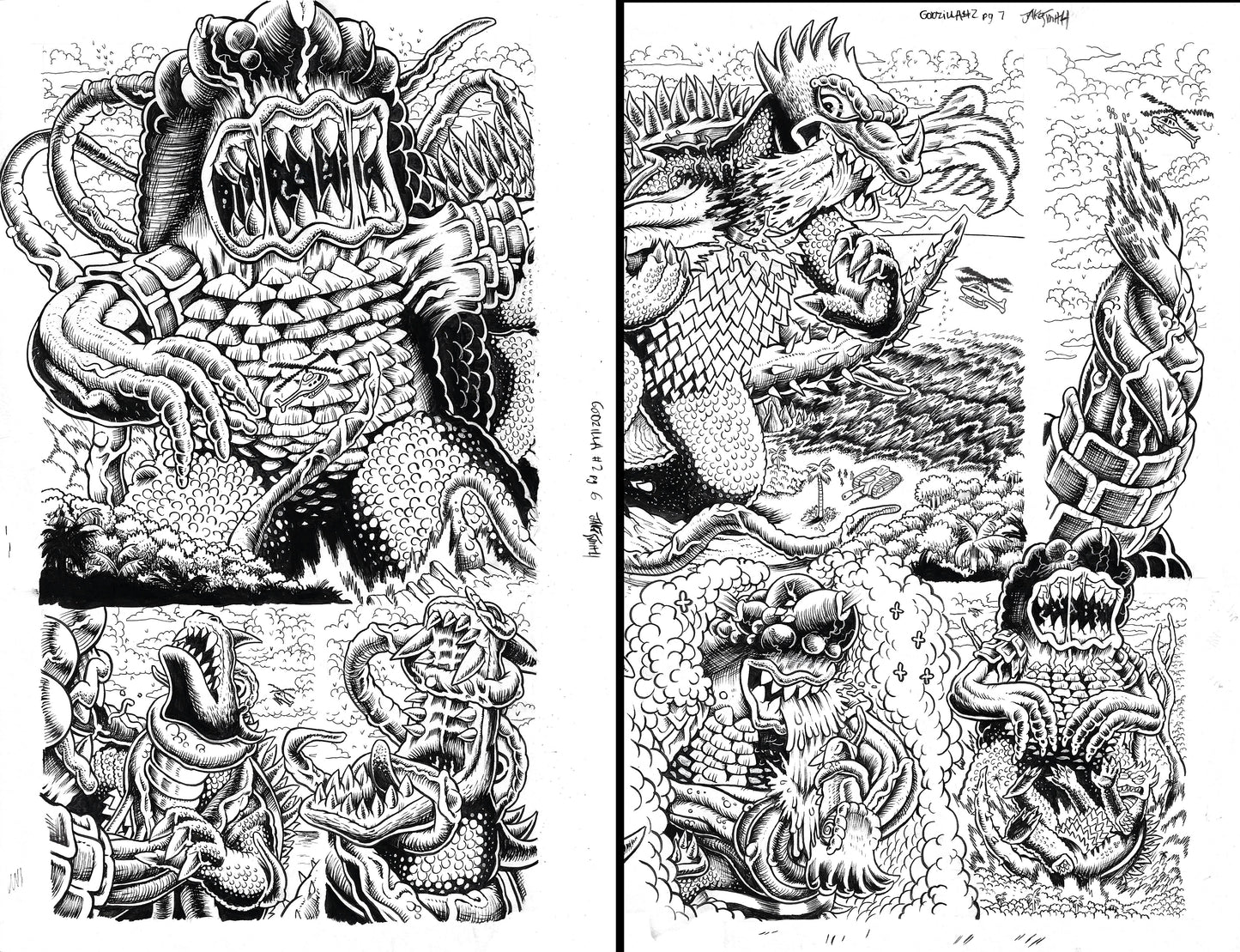 Godzilla: War For Humanity - #2 Page 6-7 DPS