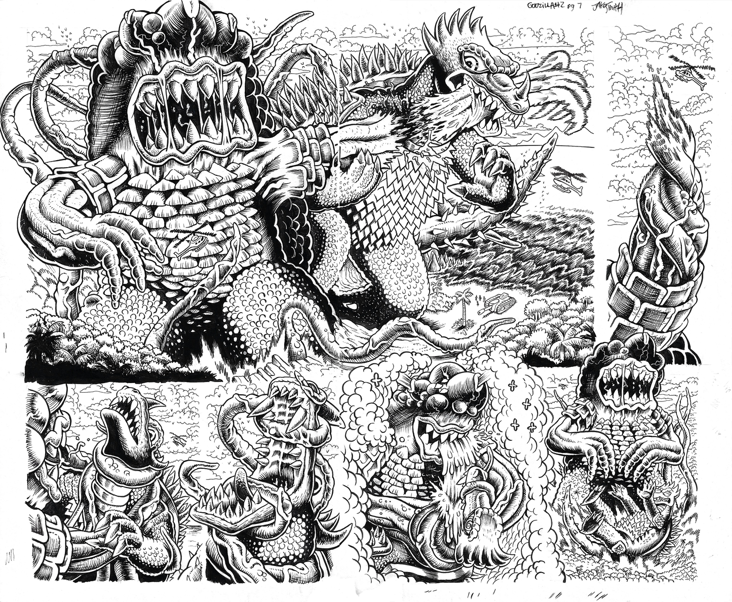 Godzilla: War For Humanity - #2 Page 6-7 DPS