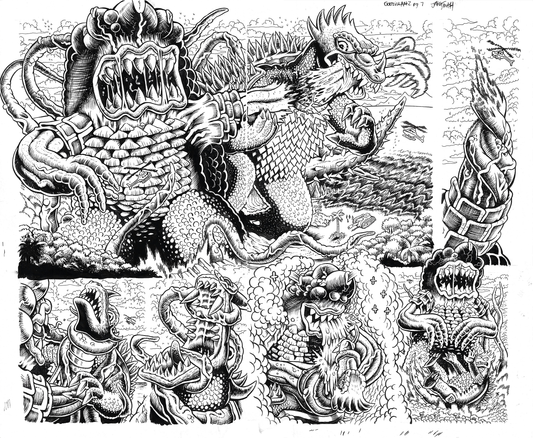 Godzilla: War For Humanity - #2 Page 6-7 DPS