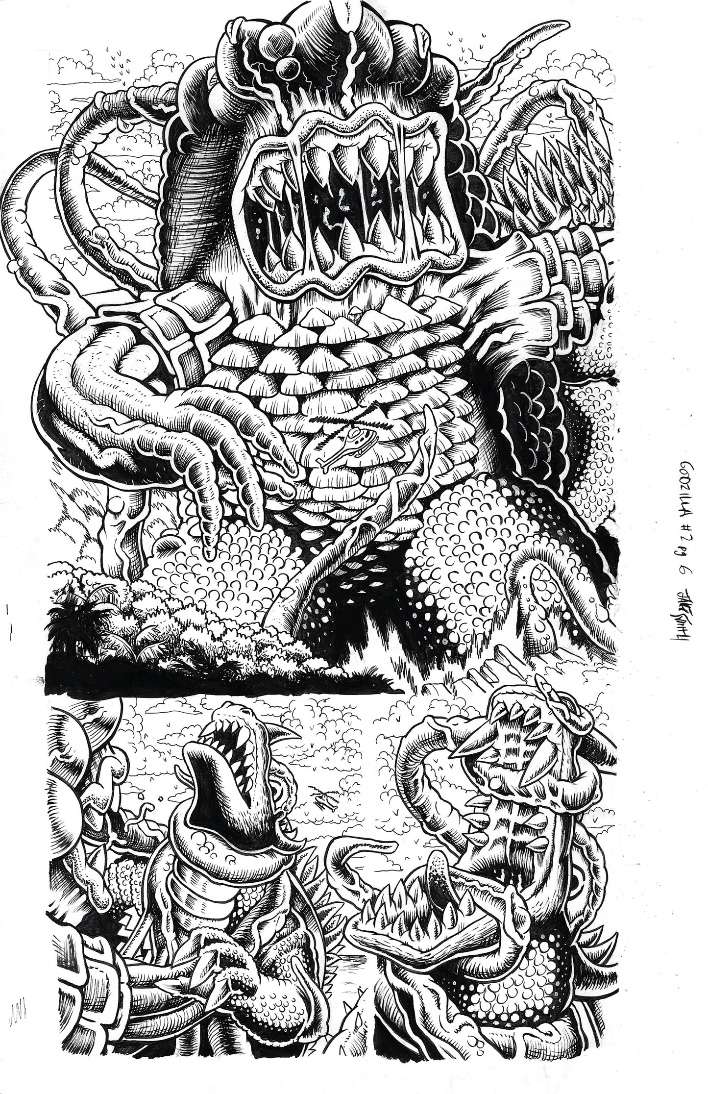 Godzilla: War For Humanity - #2 Page 6-7 DPS