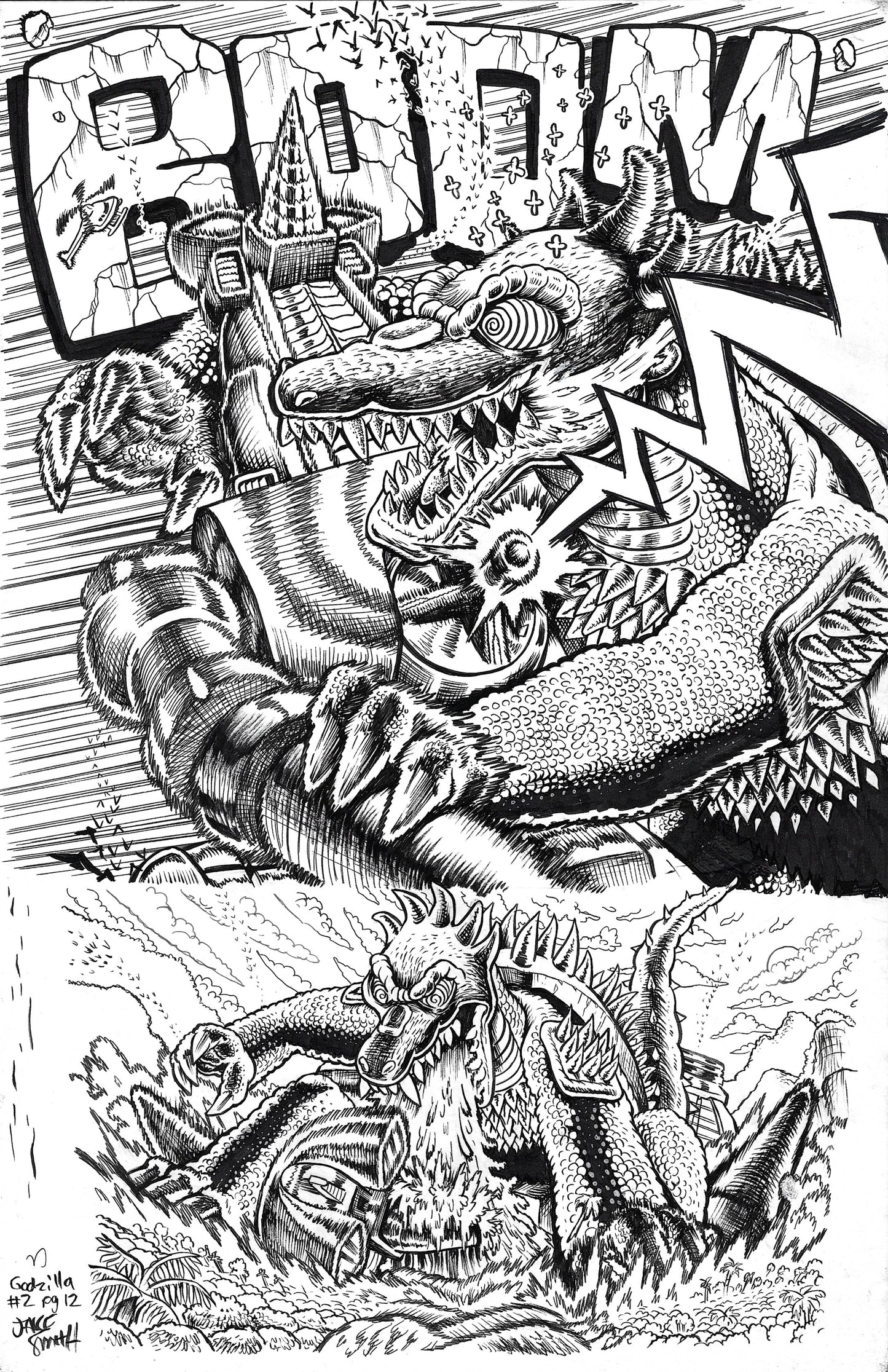 Godzilla: War For Humanity - #2 Page 12