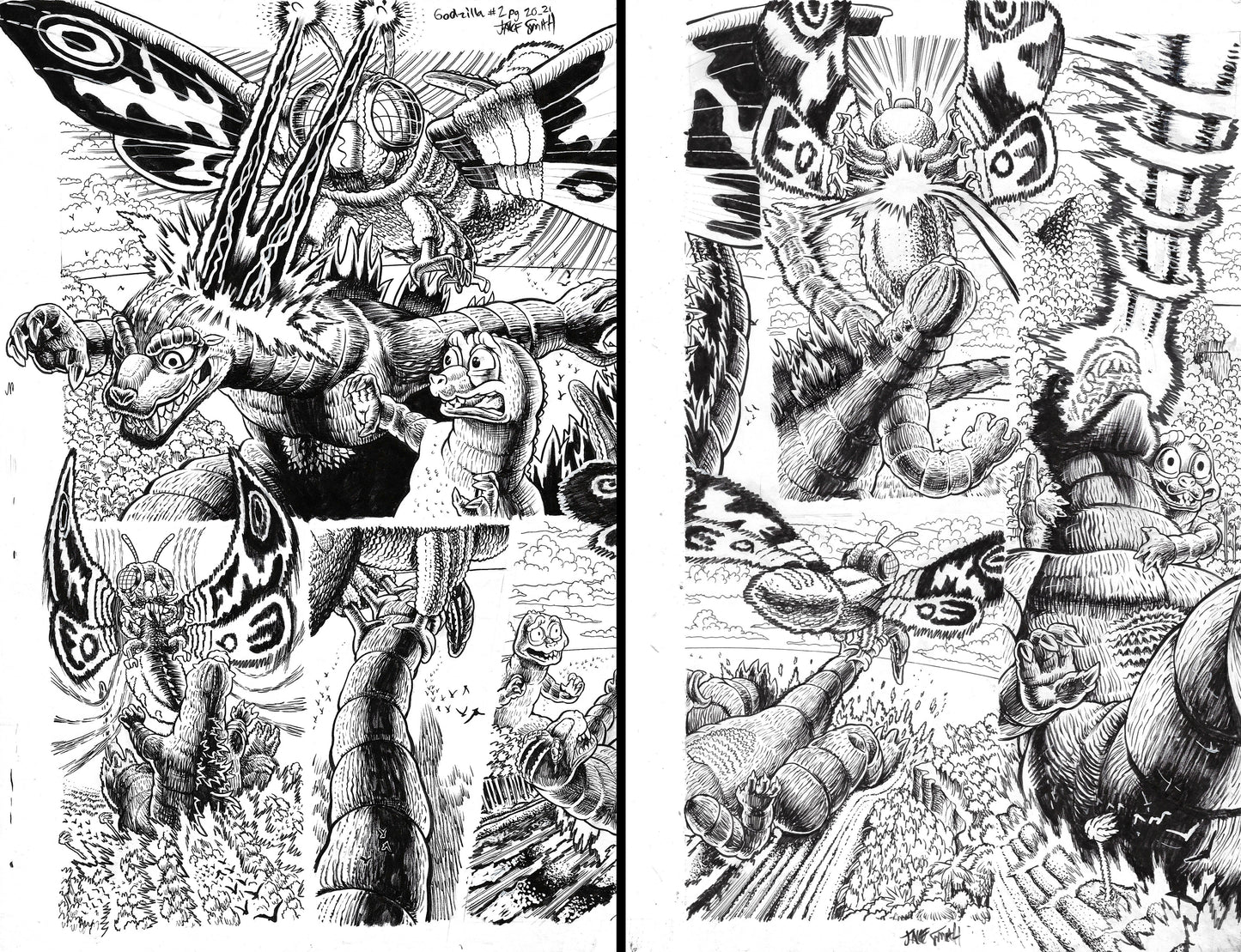 Godzilla: War For Humanity - #2 Page 20-21 DPS