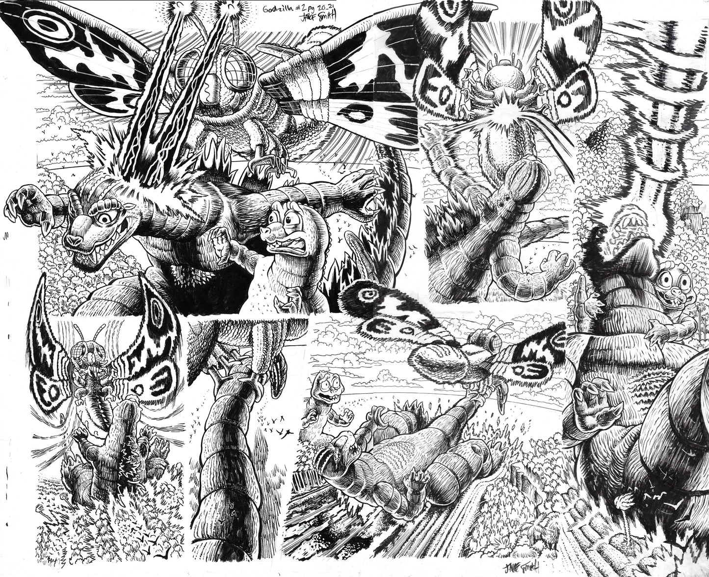 Godzilla: War For Humanity - #2 Page 20-21 DPS