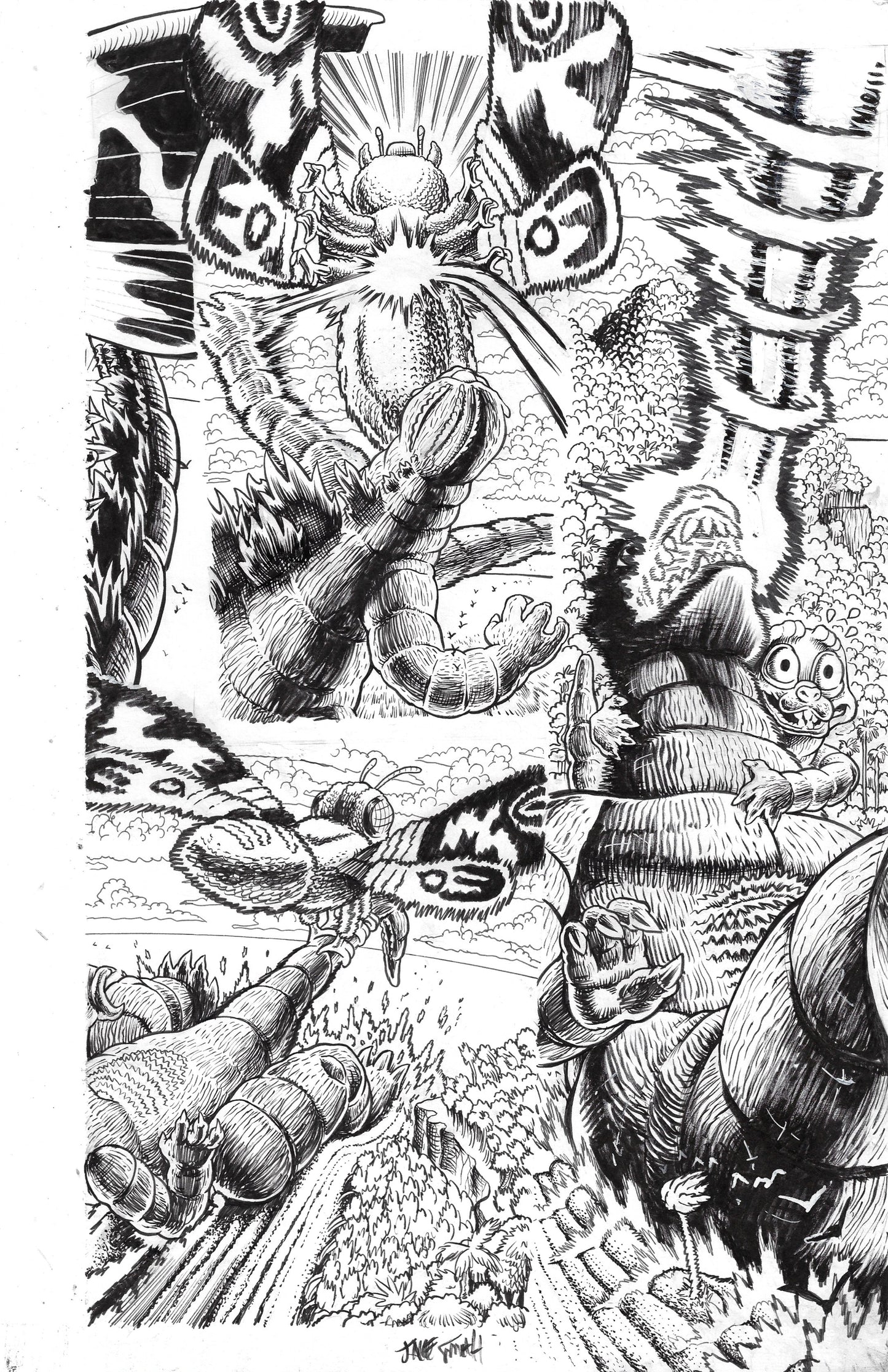 Godzilla: War For Humanity - #2 Page 20-21 DPS