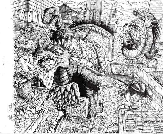 Godzilla: War For Humanity - #3 Page 4-5 DPS
