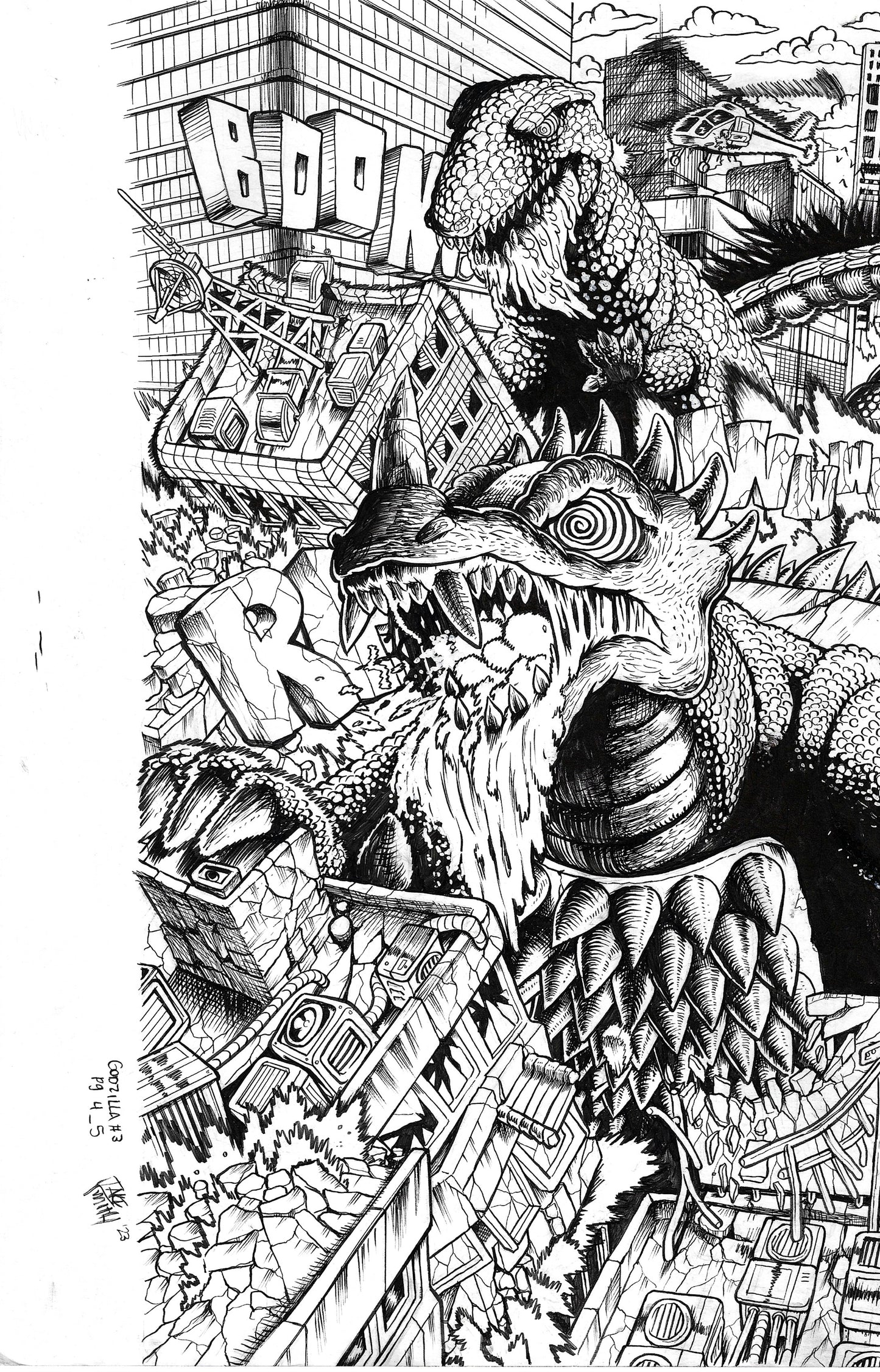 Godzilla: War For Humanity - #3 Page 4-5 DPS