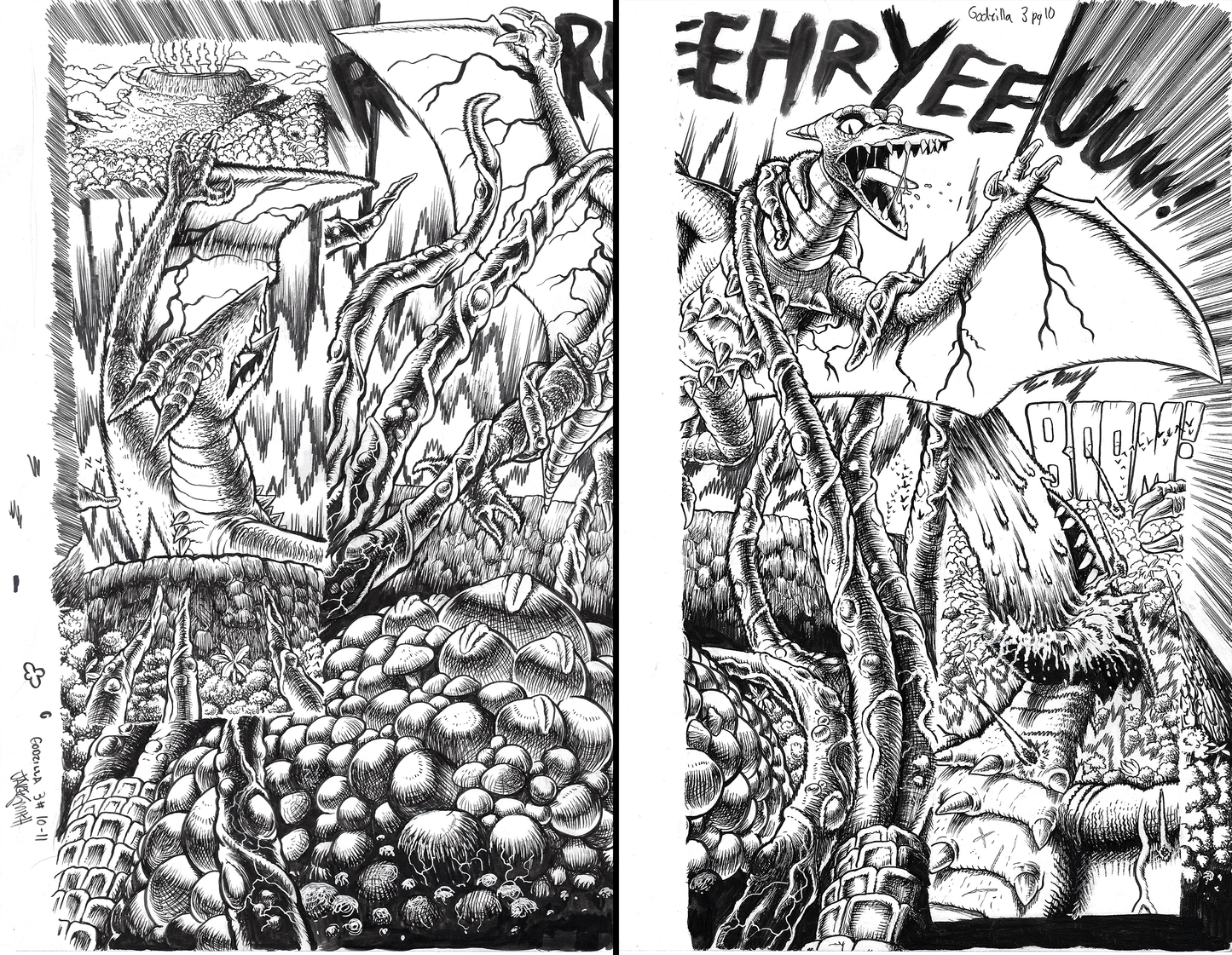 Godzilla: War For Humanity - #3 Page 10-11 DPS