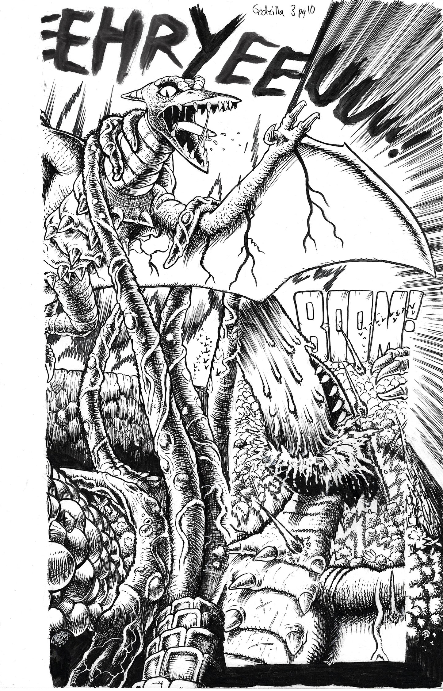 Godzilla: War For Humanity - #3 Page 10-11 DPS