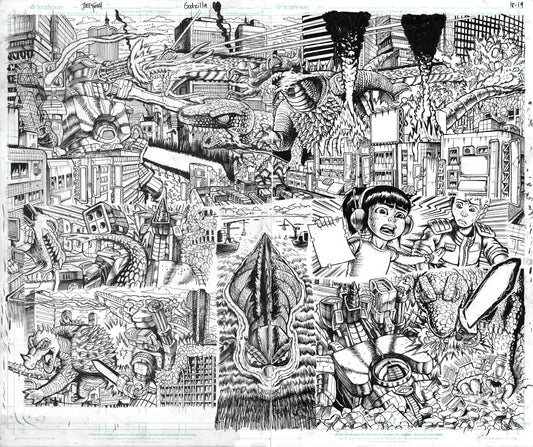 Godzilla: War For Humanity - #3 Page 18-19 DPS