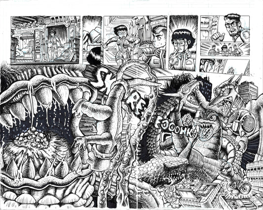 Godzilla: War For Humanity - #4 Page DPS 15 & 16