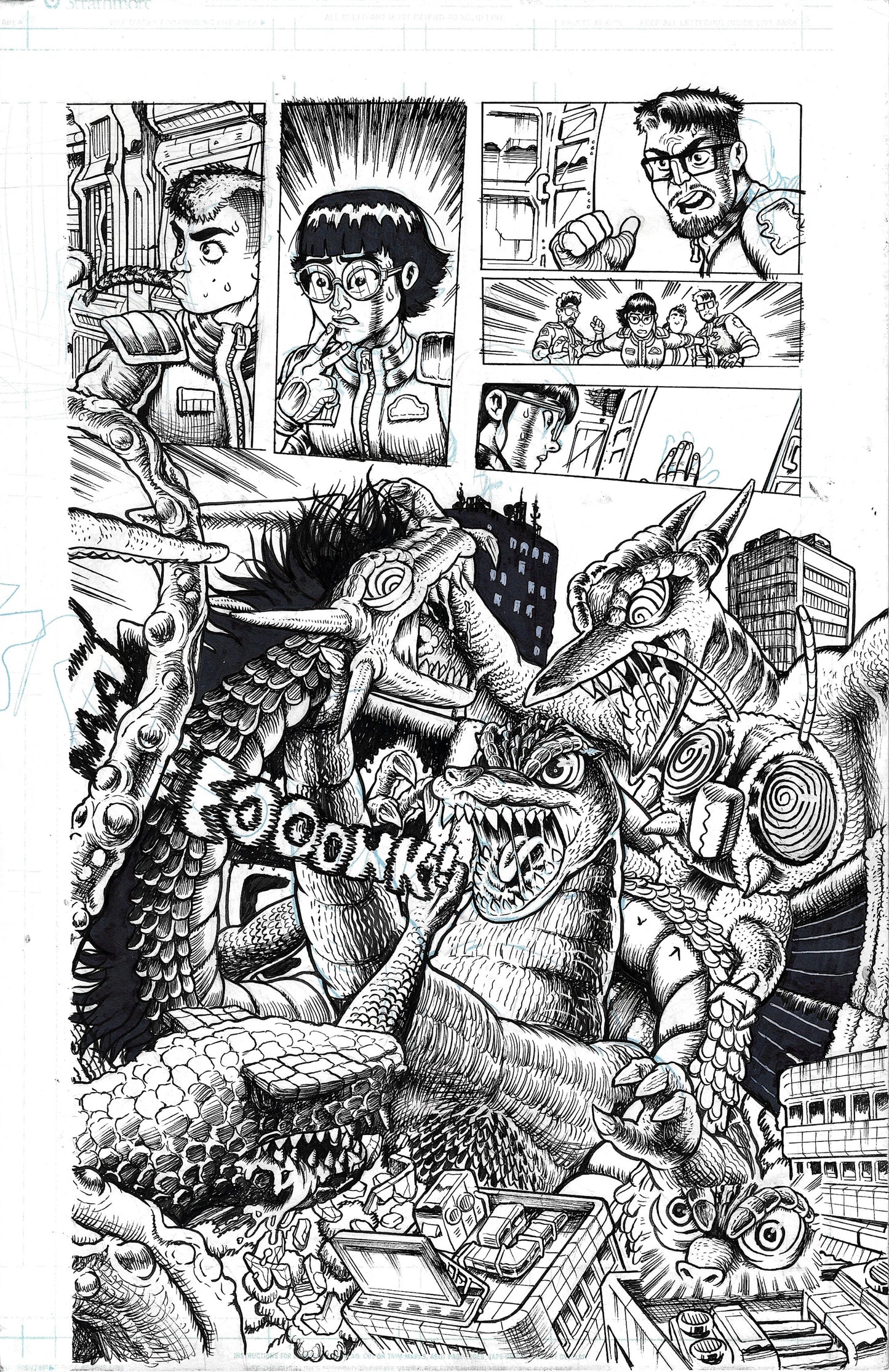 Godzilla: War For Humanity - #4 Page DPS 15 & 16