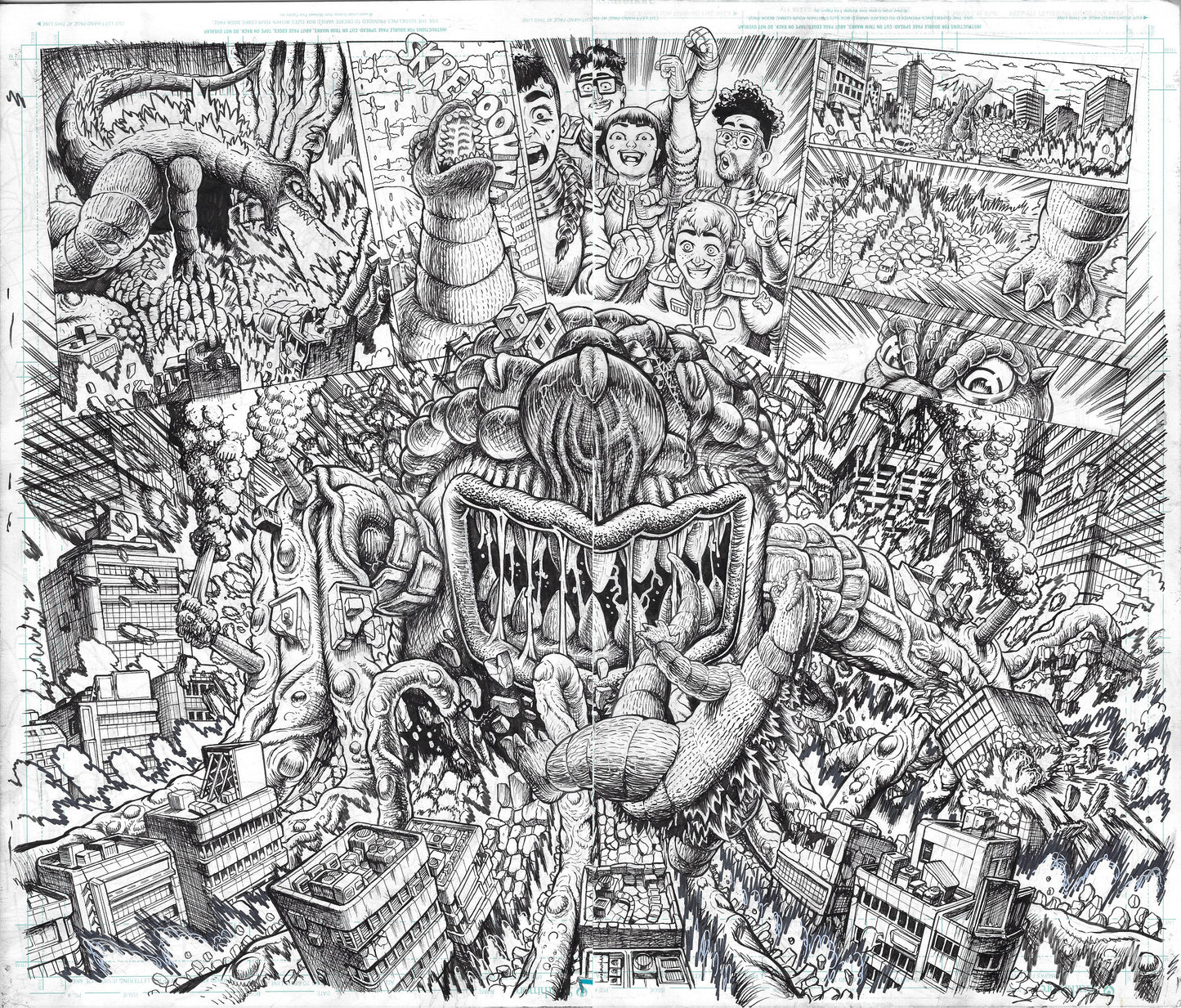 Godzilla: War For Humanity - #4 Page DPS  6 & 7