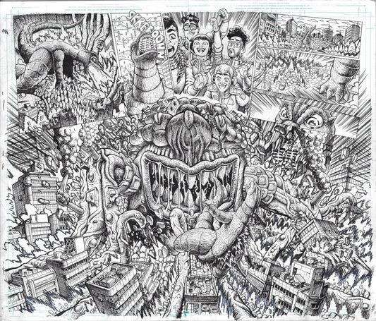 Godzilla: War For Humanity - #4 Page DPS  6 & 7