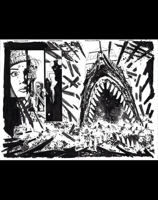 Hellboy & The B.P.R.D.: The Ghost Ships Of Labrador - #1 Page 18-19 DPS