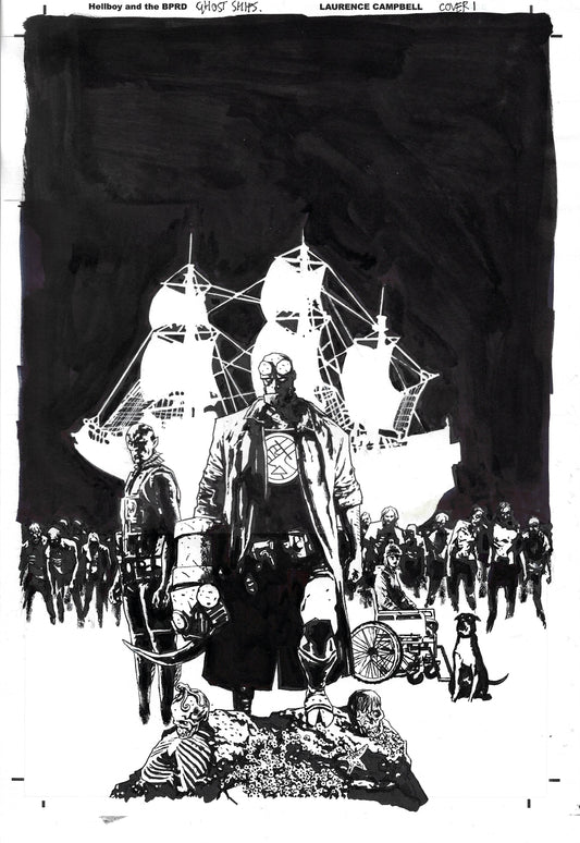 Hellboy & The B.P.R.D.: The Ghost Ships Of Labrador - #1 Cover