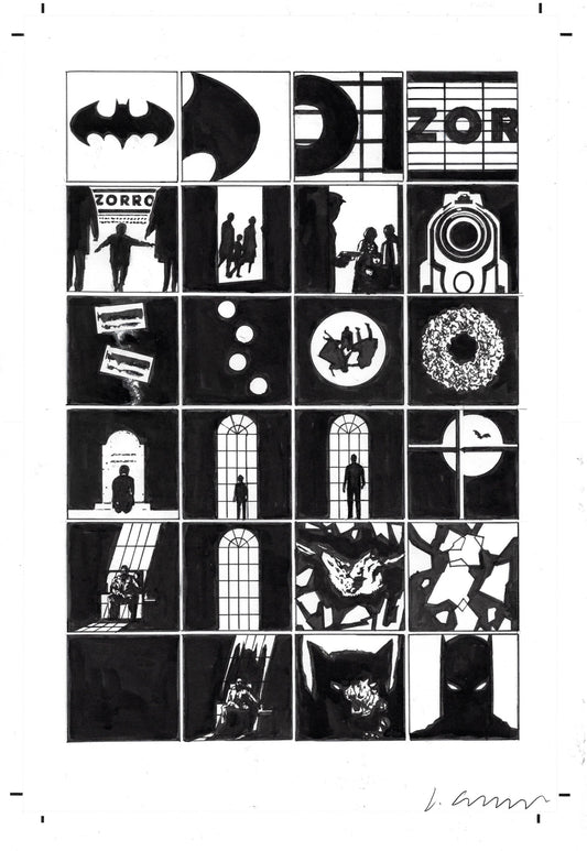 Origin of Batman Pinup