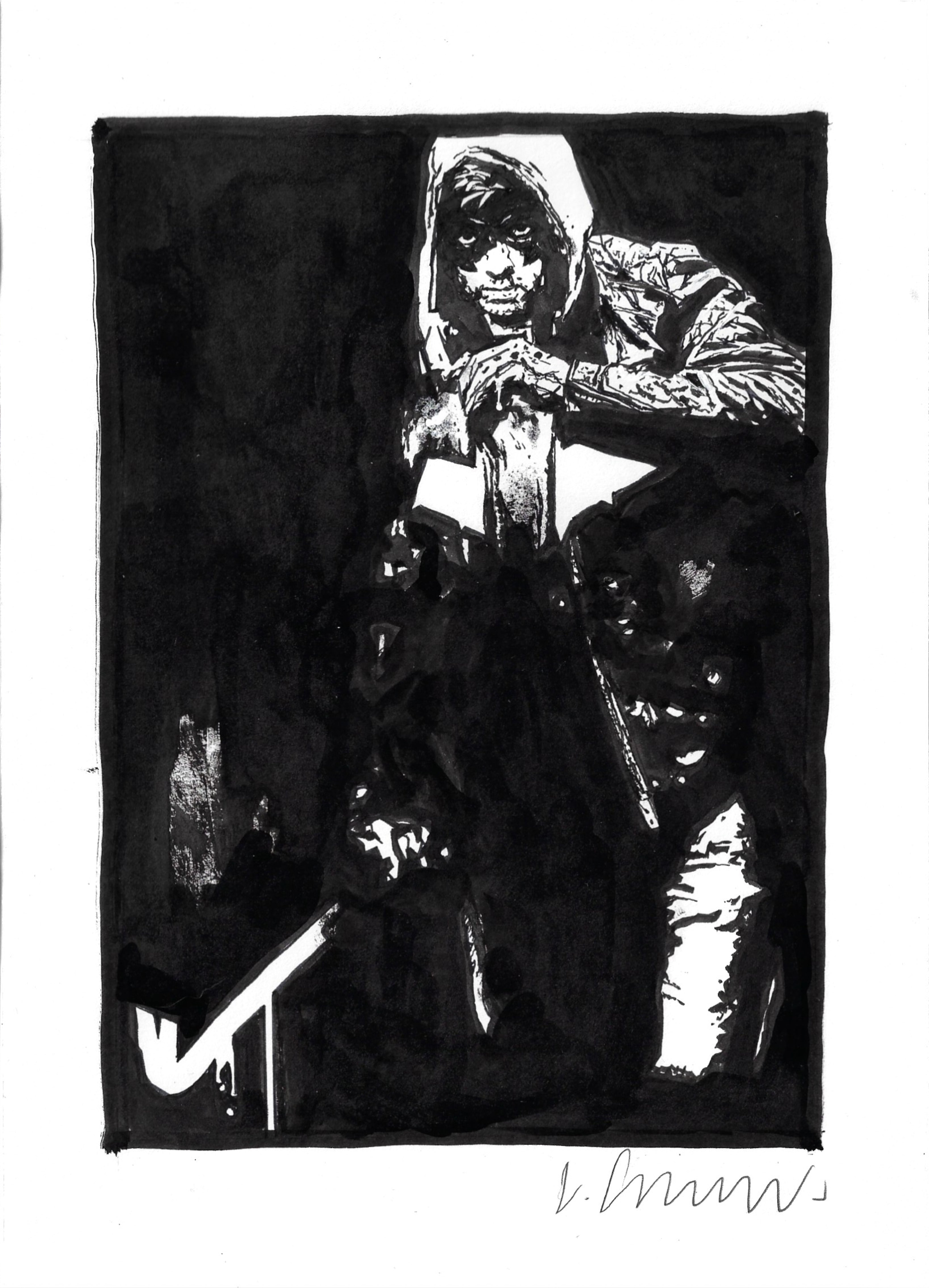 The One Hand Issue #01 Original Art by Laurence Campbell – Kinetic