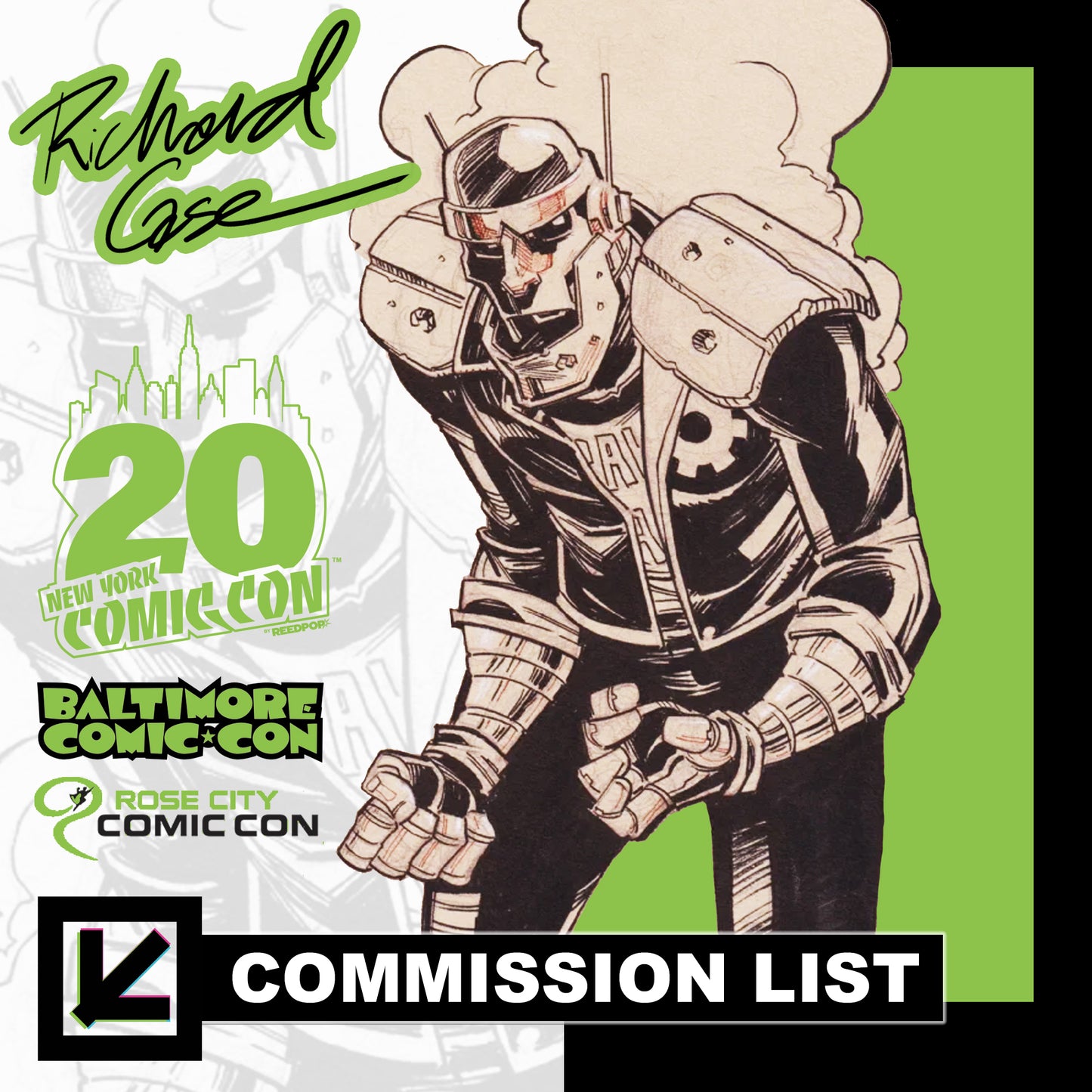 Richard Case Commission (RCCC, Baltimore, NYCC + Mail Order)